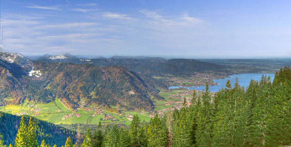 Blick über das Tegernseer Tal